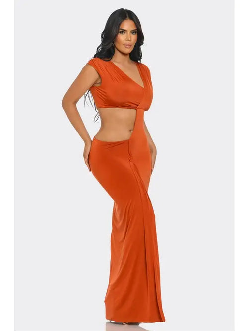 Elegant Waist Out Maxi