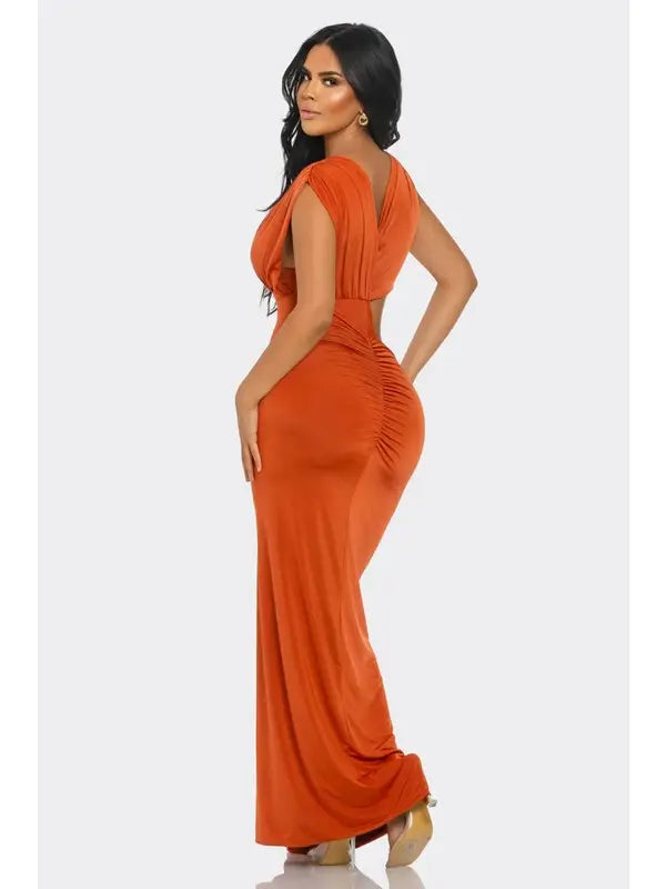 Elegant Waist Out Maxi