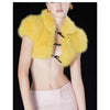 Jan Doe Crop Vest (Yellow)