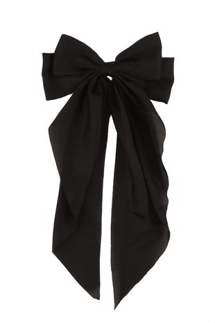 Black Hair Bow