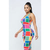 Color Block Midi