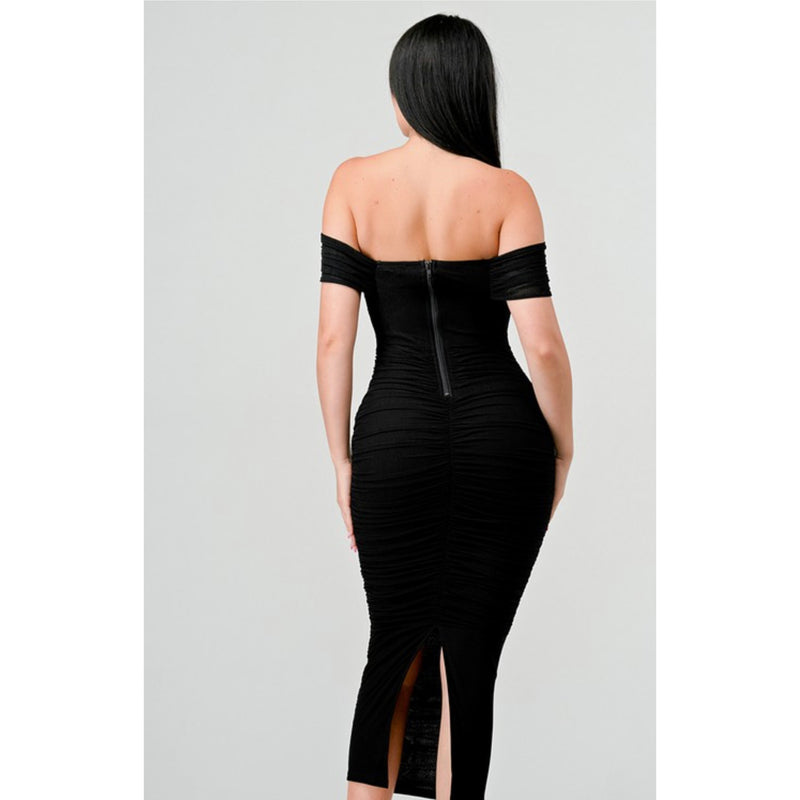 Ruched Lux Bodycon